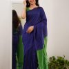 Royal Blue Soft Lilian Slab Rich Pallu Saree