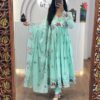 PC 528 Sea Green Fox Georgette Gown Perfect for Wedding, Party, Baby Shower, Lohri, Pongal – . Available at ₹2049 only. Delivery 4-6 Working Days. Shop n | Casual Suits, Jump Suits, Creative suits, Designer Suits, Palazzo Suits, Party Wear Suits, Patiala Suits, Salwar suit, Straight Suits