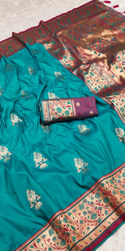 MB 28 Sky Blue in Banarasi Silk Lace Work & Zari Work Saree . Wedding, Party, Festive, Events Festive Deal ₹2399. Delivery 4-6 Working Days. Shop now. | Creative Sarees, Embroidered Sarees, Bollywood Sarees, Designer Sarees, Ethnic Saree, Modern Digital sarees, Party Wear Sarees, Sarees