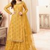 FC L.t 5401 Yellow Color Jacquard Silk Georgette Diamond Sharara Suit Wedding, Party, Festive Expected Delivery 4-6 Working Days  @2999/- | Casual Suits, Jump Suits, Creative suits, Designer Suits, Palazzo Suits, Party Wear Suits, Patiala Suits, Salwar suit, Straight Suits