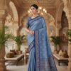 MS 545 Blue Banarasi Silk Saree with Zari Work. Wedding, Party, Festive, Events, Now at just ₹1649. Delivery 4-6 Working Days. Shop now. | Creative Sarees, Embroidered Sarees, Bollywood Sarees, Designer Sarees, Ethnic Saree, Modern Digital sarees, Party Wear Sarees, Sarees