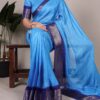 Blue Marsh Mello Zari Work Saree