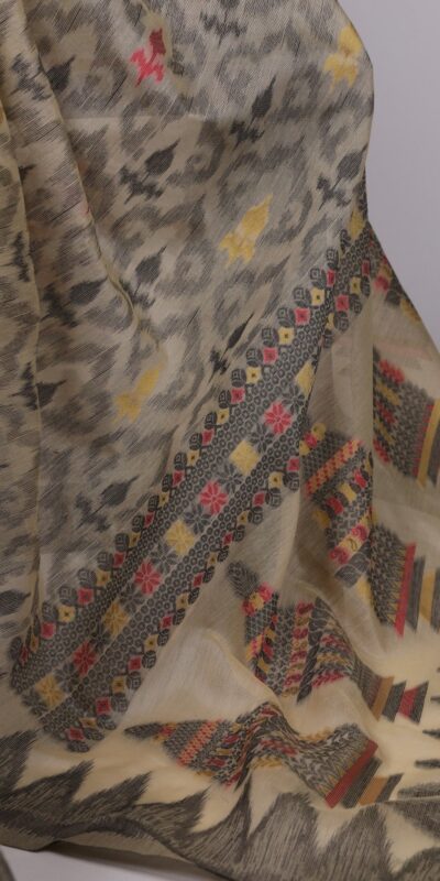 YNF 7414 Cream Poly Cotton Saree Thread Weaving Work Designer Work. Get it for ₹1549. Delivery 4-6 Working Days. Shop now. | Creative Sarees, Embroidered Sarees, Bollywood Sarees, Designer Sarees, Ethnic Saree, Modern Digital sarees, Party Wear Sarees, Sarees