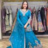 LG 2029 Firozi Chinon Salwar Suit with Embroidery Work. Wedding, Party, Festive, Events, Special Price ₹2399. Delivery 4-6 Working Days. Shop now. | Casual Suits, Jump Suits, Tops & Bottoms, Track Suits, Trendy Wear, Creative suits, Designer Suits, Palazzo Suits, Party Wear Suits, Patiala Suits, Salwar suit, Straight Suits