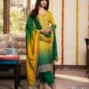 MF 1004 Green Chinoon Silk Salwar Suit with Embroidery Work. Available at ₹1749 only. Delivery 4-6 Working Days. Shop now. | Casual Suits, Jump Suits, Tops & Bottoms, Track Suits, Trendy Wear, Creative suits, Designer Suits, Palazzo Suits, Party Wear Suits, Patiala Suits, Salwar suit, Straight Suits