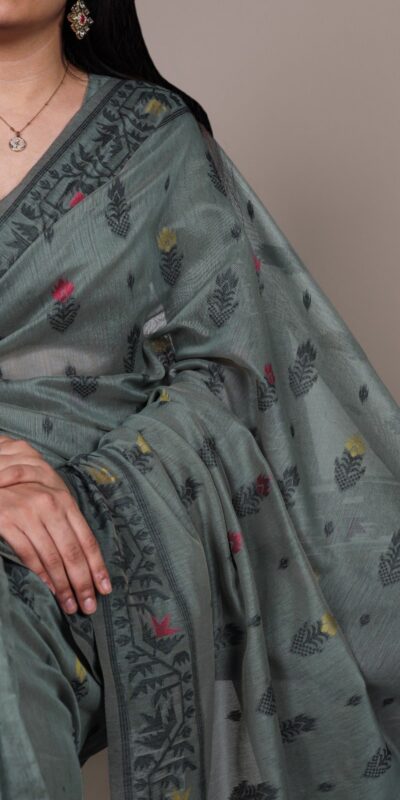 YNF 7415 Grey Poly Cotton Saree Perfect for Wedding, Party, Makar Sankranti, Temple Visit, Sangeet – . Introductory Price ₹1549. Delivery 4-6 Working | Creative Sarees, Embroidered Sarees, Bollywood Sarees, Designer Sarees, Ethnic Saree, Modern Digital sarees, Party Wear Sarees, Sarees