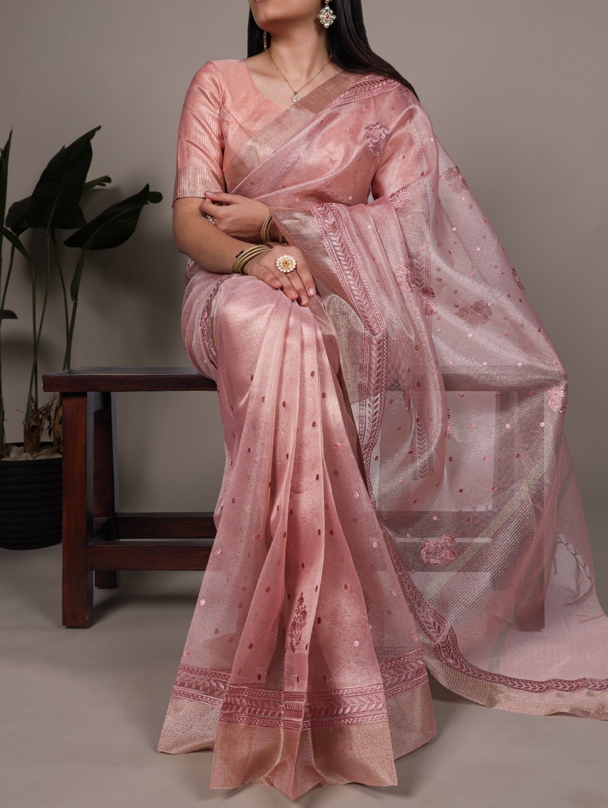 YNF 7402 Light Pink Color Poly Shimmer Saree with Embroidery Work. Wedding, Party, Festive Festive Deal ₹2499. Delivery 4-6 Working Days. Shop now. | Creative Sarees, Embroidered Sarees, Bollywood Sarees, Designer Sarees, Ethnic Saree, Modern Digital sarees, Party Wear Sarees, Sarees