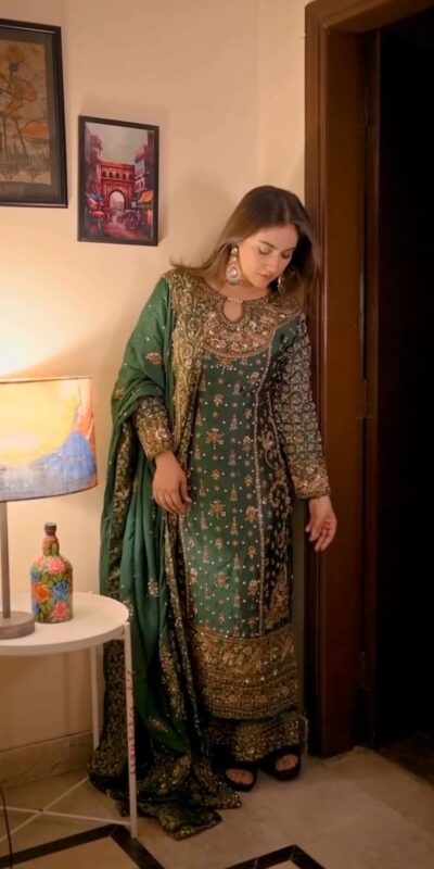 NSR 879 Mahendi Faux Georgette Salwar Suit with Embroidery Work. Available at ₹2399 only. Delivery 4-6 Working Days. Shop now. | Bollywood Lehenga, Creative Lehenga, Designer Lehenga, Embroidered Lehenga, Lehenga, Party Wear Lehenga