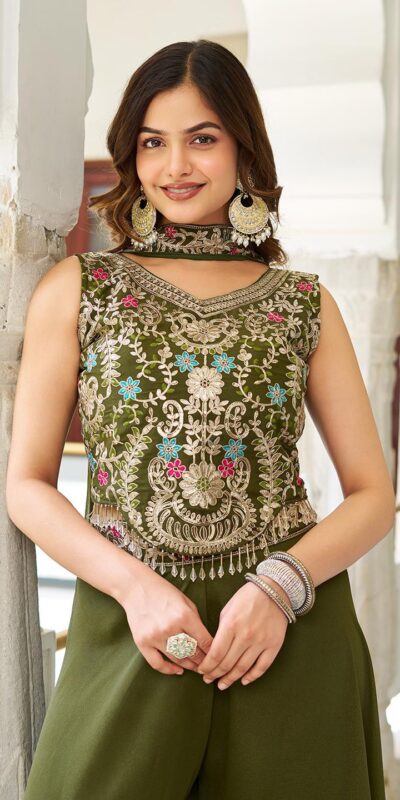 Ram 107 Mahendi in Color Star Georgette Embroidery Work Salwar Suit . Festive Deal ₹2099. Delivery 4-6 Working Days. Shop now. | Casual Suits, Jump Suits, Creative suits, Designer Suits, Palazzo Suits, Party Wear Suits, Patiala Suits, Salwar suit, Straight Suits