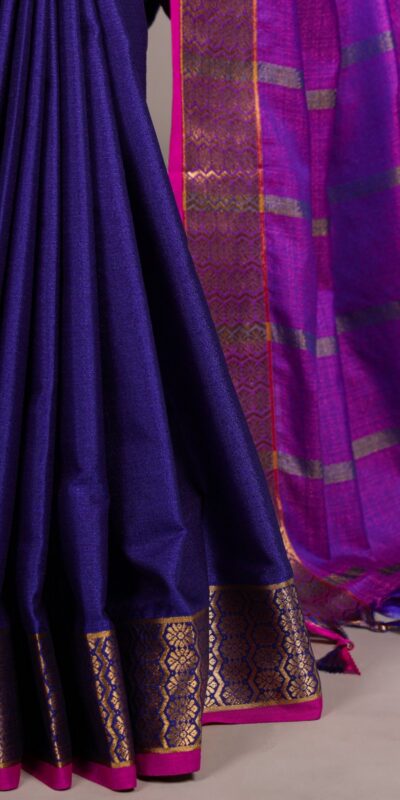 YNF 7408 Navy Blue Color Poly Cotton Saree With Zari Work. Wedding, Party, Festive, Events, Affordable Price ₹1399. Delivery 4-6 Working Days. Shop now. | Creative Sarees, Embroidered Sarees, Bollywood Sarees, Designer Sarees, Ethnic Saree, Modern Digital sarees, Party Wear Sarees, Sarees