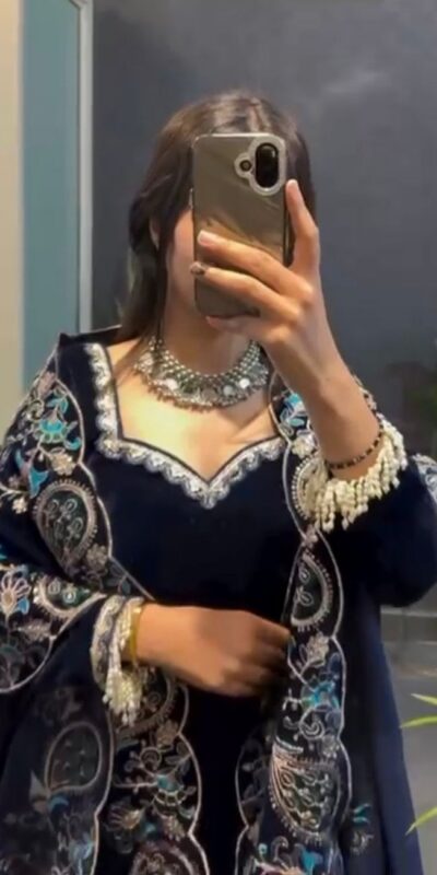 RTC 5935 Navy Blue in Viscose Velvet Lace Work Salwar Suit . Wedding, Party, Festive, Events, Get it for ₹2049. Delivery 4-6 Working Days. Shop now. | Bollywood Lehenga, Creative Lehenga, Designer Lehenga, Embroidered Lehenga, Lehenga, Party Wear Lehenga