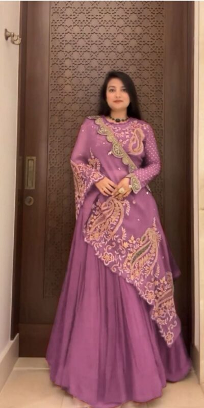 BE 400 Onion Color Georgette Lehenga Choli with Embroidery Work. Introductory Price ₹2149. Delivery 4-6 Working Days. Shop now. | Bollywood Lehenga, Creative Lehenga, Designer Lehenga, Embroidered Lehenga, Lehenga, Party Wear Lehenga