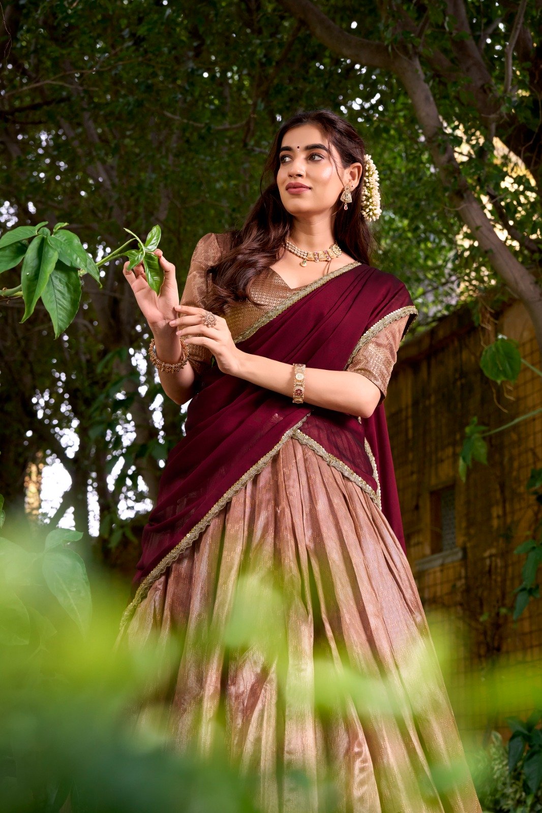 LNB 2026 Peach Color Dupion Silk Lehenga Choli With Zari Work.Wedding, Party, Festive, Events, Special Price ₹1999. Delivery 4-6 Working Days. Shop now. | Bollywood Lehenga, Creative Lehenga, Designer Lehenga, Embroidered Lehenga, Lehenga, Party Wear Lehenga