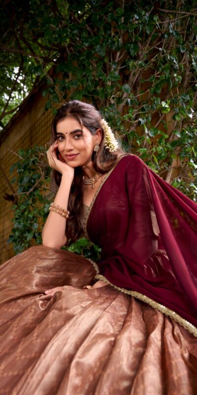 LNB 2026 Peach Color Dupion Silk Lehenga Choli With Zari Work.Wedding, Party, Festive, Events, Special Price ₹1999. Delivery 4-6 Working Days. Shop now. | Bollywood Lehenga, Creative Lehenga, Designer Lehenga, Embroidered Lehenga, Lehenga, Party Wear Lehenga