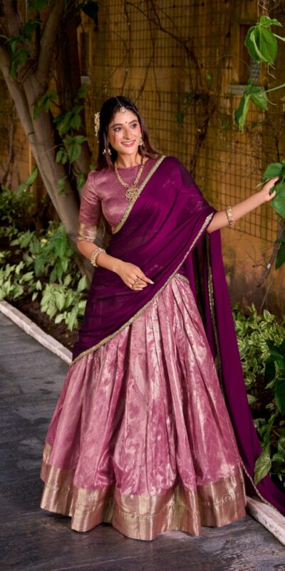 LNB 2026 Pink Color Dupion Silk Lehenga Choli With Zari Work.Wedding, Party, Festive, Events, Special Price ₹1999. Delivery 4-6 Working Days. Shop now. | Bollywood Lehenga, Creative Lehenga, Designer Lehenga, Embroidered Lehenga, Lehenga, Party Wear Lehenga
