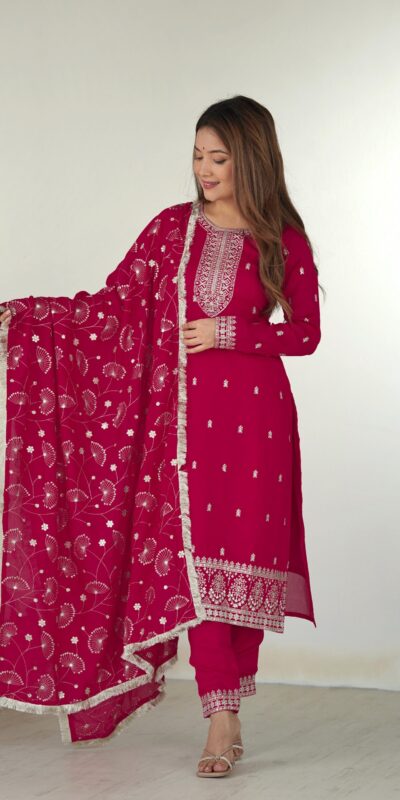 KB 276 pink Color Rangoli Silk Sequence Jari Work Salwar Suit Casual, Wedding, Party, Festive, Events Etc.4-6 Working Days@ 2049/-only | Casual Suits, Jump Suits, Creative suits, Designer Suits, Palazzo Suits, Party Wear Suits, Patiala Suits, Salwar suit, Straight Suits