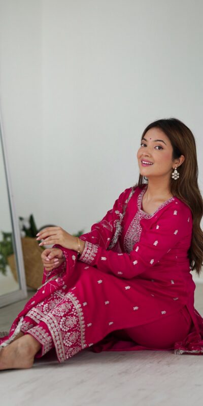 KB 276 pink Color Rangoli Silk Sequence Jari Work Salwar Suit Casual, Wedding, Party, Festive, Events Etc.4-6 Working Days@ 2049/-only | Casual Suits, Jump Suits, Creative suits, Designer Suits, Palazzo Suits, Party Wear Suits, Patiala Suits, Salwar suit, Straight Suits