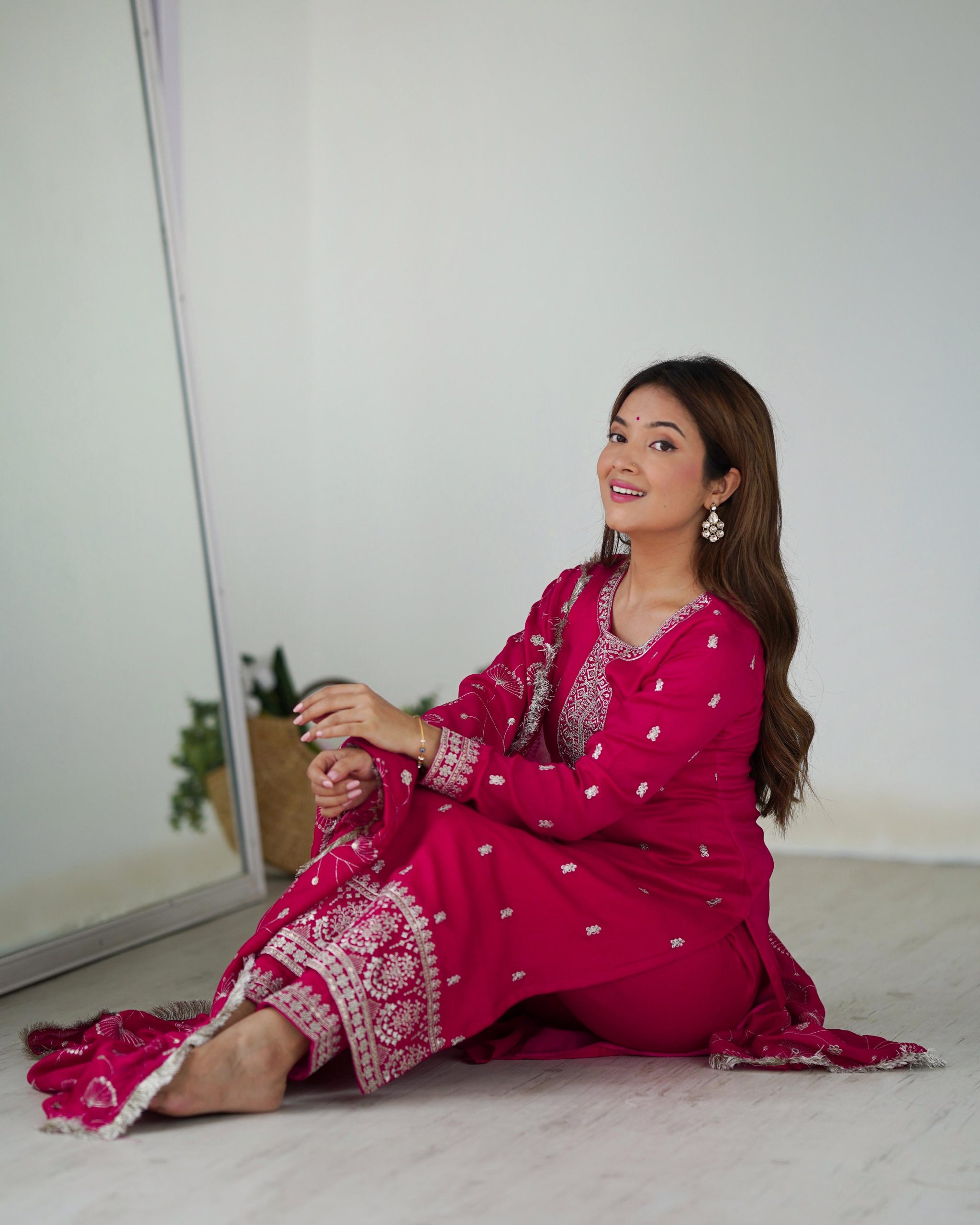 KB 276 pink Color Rangoli Silk Sequence Jari Work Salwar Suit Casual, Wedding, Party, Festive, Events Etc.4-6 Working Days@ 2049/-only | Casual Suits, Jump Suits, Creative suits, Designer Suits, Palazzo Suits, Party Wear Suits, Patiala Suits, Salwar suit, Straight Suits