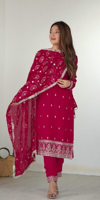 KB 276 pink Color Rangoli Silk Sequence Jari Work Salwar Suit Casual, Wedding, Party, Festive, Events Etc.4-6 Working Days@ 2049/-only | Casual Suits, Jump Suits, Creative suits, Designer Suits, Palazzo Suits, Party Wear Suits, Patiala Suits, Salwar suit, Straight Suits