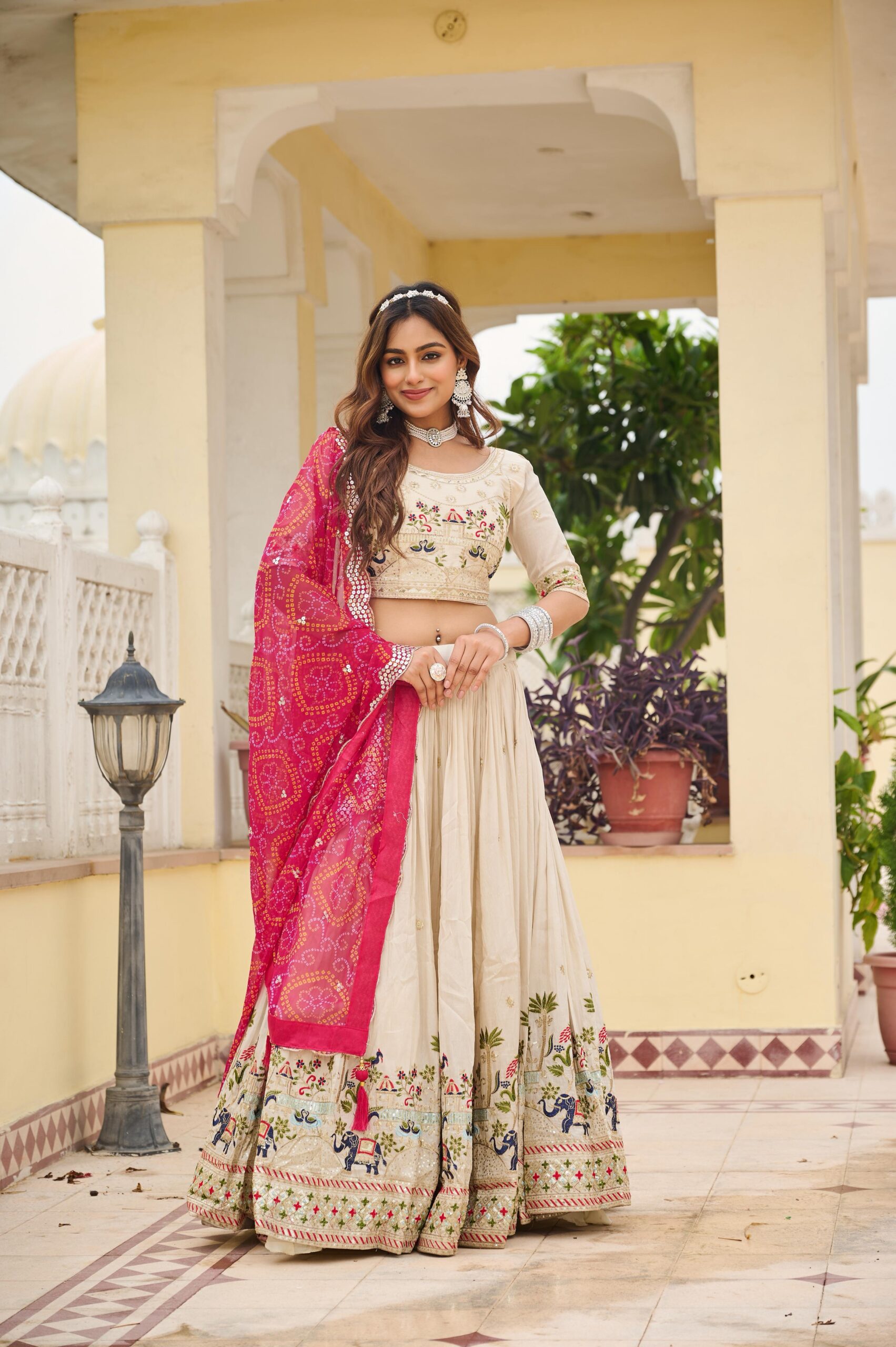 Ram 143 Pink in Color Tissue Silk Embroidery Work Lehenga Choli . Now at just ₹3249. Delivery 4-6 Working Days. Shop now. | Bollywood Lehenga, Creative Lehenga, Designer Lehenga, Embroidered Lehenga, Lehenga, Party Wear Lehenga