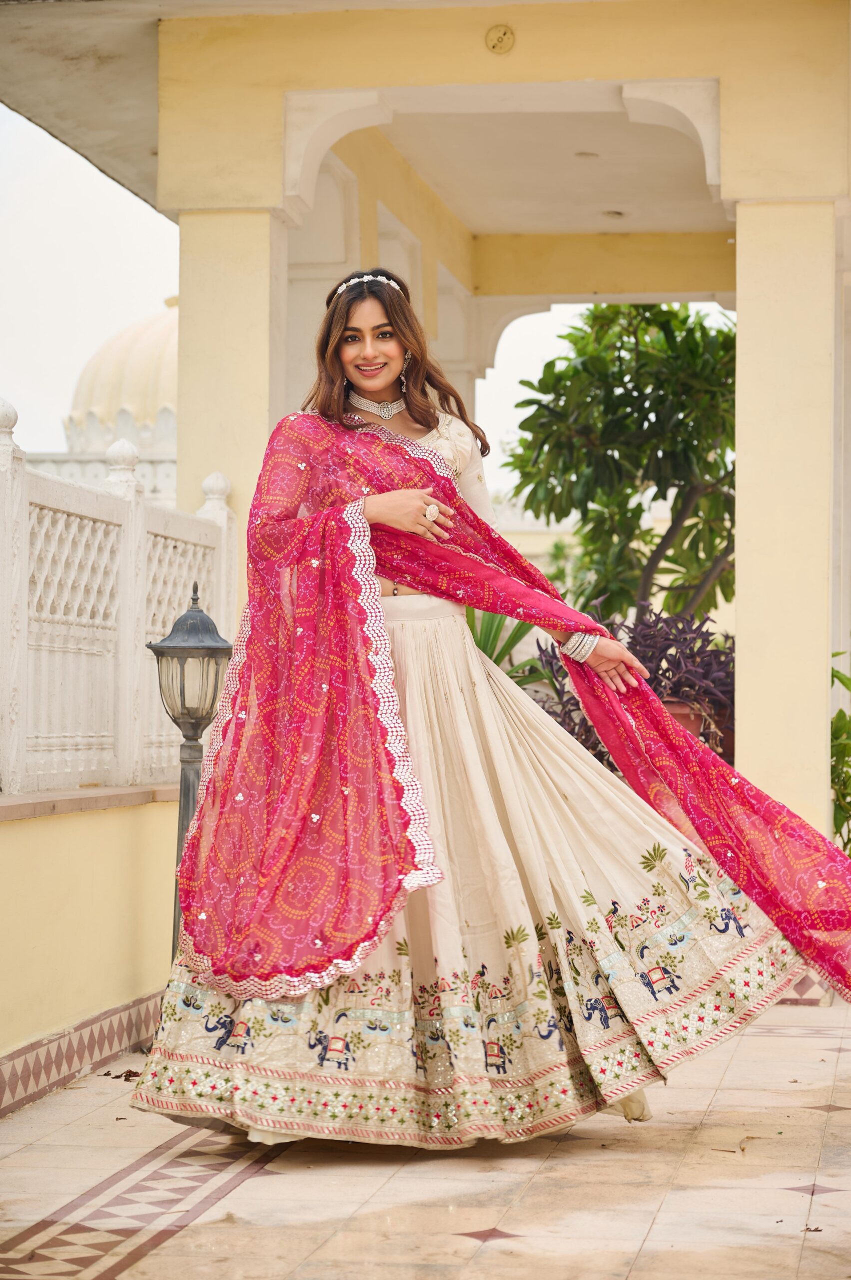 Ram 143 Pink in Color Tissue Silk Embroidery Work Lehenga Choli . Now at just ₹3249. Delivery 4-6 Working Days. Shop now. | Bollywood Lehenga, Creative Lehenga, Designer Lehenga, Embroidered Lehenga, Lehenga, Party Wear Lehenga