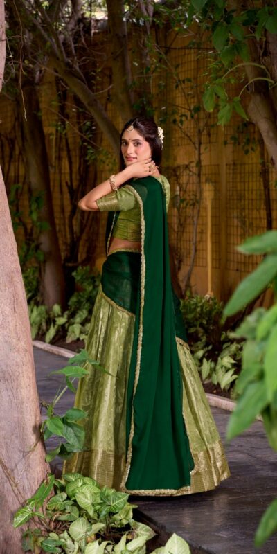 LNB 2026 Pista Color Dupion Silk Lehenga Choli With Zari Work.Wedding, Party, Festive, Events, Special Price ₹1999. Delivery 4-6 Working Days. Shop now. | Bollywood Lehenga, Creative Lehenga, Designer Lehenga, Embroidered Lehenga, Lehenga, Party Wear Lehenga