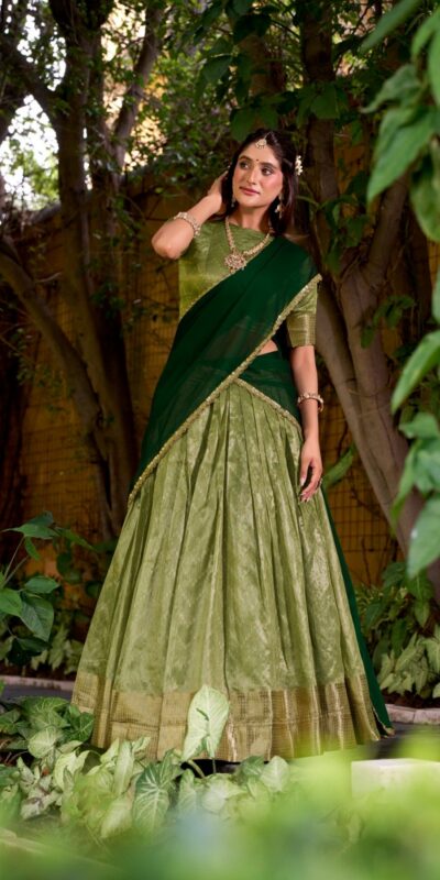 LNB 2026 Pista Color Dupion Silk Lehenga Choli With Zari Work.Wedding, Party, Festive, Events, Special Price ₹1999. Delivery 4-6 Working Days. Shop now. | Bollywood Lehenga, Creative Lehenga, Designer Lehenga, Embroidered Lehenga, Lehenga, Party Wear Lehenga