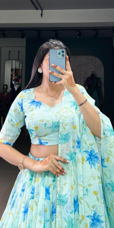 LNB 1036 Pista Color Tabby Silk with Lace Work Lehenga Choli . Wedding, Party, Festive, Events, Grab it for ₹1999. Delivery 4-6 Working Days. Shop now. | Bollywood Lehenga, Creative Lehenga, Designer Lehenga, Embroidered Lehenga, Lehenga, Party Wear Lehenga