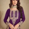 FC GULKAYRA 7473 Purple Chinon Salwar Suit Perfect for Wedding, Party, Durga Puja, Eid, Sangeet – . Grab it for ₹3199. Delivery 4-6 Working Days. | Casual Suits, Jump Suits, Tops & Bottoms, Track Suits, Trendy Wear, Creative suits, Designer Suits, Palazzo Suits, Party Wear Suits, Patiala Suits, Salwar suit, Straight Suits