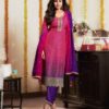 MF 1004 Purple Chinoon Silk Salwar Suit with Embroidery Work. Available at ₹1749 only. Delivery 4-6 Working Days. Shop now. | Casual Suits, Jump Suits, Tops & Bottoms, Track Suits, Trendy Wear, Creative suits, Designer Suits, Palazzo Suits, Party Wear Suits, Patiala Suits, Salwar suit, Straight Suits
