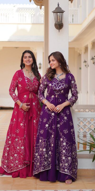 Ram 073 Purple Color Fox Georgette Lehenga Choli with Embroidery Work. Festive Deal ₹2149. Delivery 4-6 Working Days. Shop now. | Bollywood Lehenga, Creative Lehenga, Designer Lehenga, Embroidered Lehenga, Lehenga, Party Wear Lehenga