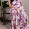 YNF 7008 Purple Satin Silk Saree Perfect for Wedding, Party, Festival Celebrations, Temple Visit, Ethnic Day – . Affordable Price ₹1849. Delivery 4-6 | Creative Sarees, Embroidered Sarees, Bollywood Sarees, Designer Sarees, Ethnic Saree, Modern Digital sarees, Party Wear Sarees, Sarees