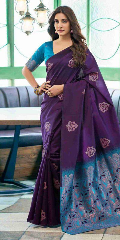 KPR 243 Royal Blue in Soft Lilian Slab Designer Work Saree .Wedding, Party, Festive, Events Available at ₹1349 only. Delivery 4-6 Working Days. Shop now. | Creative Sarees, Embroidered Sarees, Bollywood Sarees, Designer Sarees, Ethnic Saree, Modern Digital sarees, Party Wear Sarees, Sarees