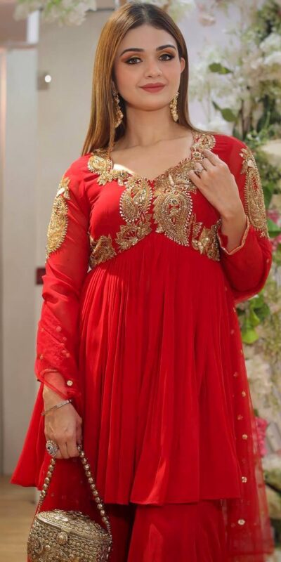 BT 5006 Red Fox Georgette Salwar Suit with Sequins Work & Embroidery Work. Best Price ₹1999. Delivery 4-6 Working Days. Shop now. | Casual Suits, Jump Suits, Tops & Bottoms, Track Suits, Trendy Wear, Creative suits, Designer Suits, Palazzo Suits, Party Wear Suits, Patiala Suits, Salwar suit, Straight Suits