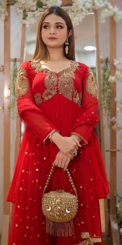 BT 5006 Red Fox Georgette Salwar Suit with Sequins Work & Embroidery Work. Best Price ₹1999. Delivery 4-6 Working Days. Shop now. | Casual Suits, Jump Suits, Tops & Bottoms, Track Suits, Trendy Wear, Creative suits, Designer Suits, Palazzo Suits, Party Wear Suits, Patiala Suits, Salwar suit, Straight Suits