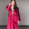 LG 2025 Red Velvet Salwar Suit with Embroidery Work & Lace Work. Exclusive Offer ₹1899. Delivery 4-6 Working Days. Shop now. | Casual Suits, Jump Suits, Tops & Bottoms, Track Suits, Trendy Wear, Creative suits, Designer Suits, Palazzo Suits, Party Wear Suits, Patiala Suits, Salwar suit, Straight Suits