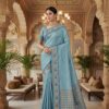 MS 545 Sky Blue Banarasi Silk Saree with Zari Work. Wedding, Party, Festive, Events, Now at just ₹1649. Delivery 4-6 Working Days. Shop now. | Creative Sarees, Embroidered Sarees, Bollywood Sarees, Designer Sarees, Ethnic Saree, Modern Digital sarees, Party Wear Sarees, Sarees