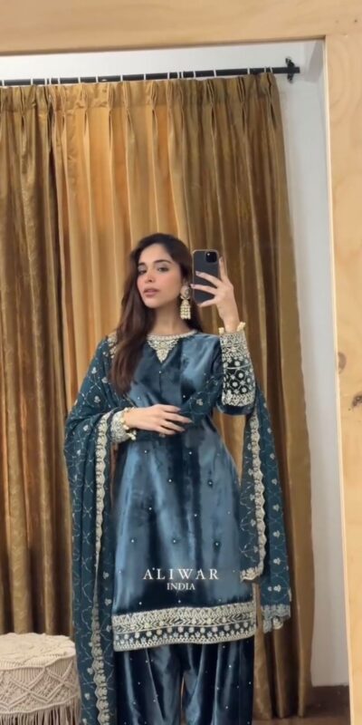 BE 412 Teal Georgette Salwar Suit with Embroidery Work. Wedding, Party, Festive, Events, Special Price ₹2149. Delivery 4-6 Working Days. Shop now. | Casual Suits, Jump Suits, Tops & Bottoms, Track Suits, Trendy Wear, Creative suits, Designer Suits, Palazzo Suits, Party Wear Suits, Patiala Suits, Salwar suit, Straight Suits