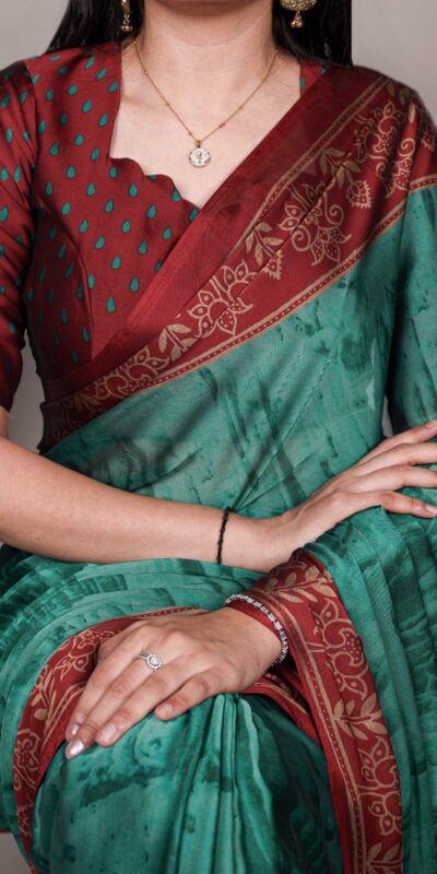 YNF 7103 Teal Rangoli Silk Saree Perfect for Wedding, Party, Karwa Chauth, Makar Sankranti, Baisakhi – . Available at ₹1449 only. Delivery 4-6 Work | Creative Sarees, Embroidered Sarees, Bollywood Sarees, Designer Sarees, Ethnic Saree, Modern Digital sarees, Party Wear Sarees, Sarees