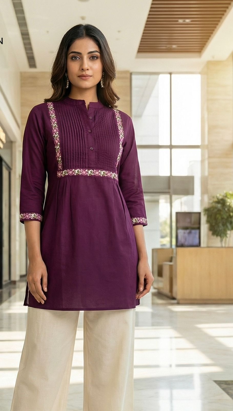 INLI Charmi vol 1 Wine Color Rayon Kurti with malti Embroidery Work. Festive Deal ₹1349. Delivery 4-6 Working Days. Shop now. | Bollywood Kurti, Creative Kurtis, Designer Kurti, Kurti, Party Wear Kurti, Selfie Kurti