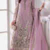 Lavender Georgette Sequence Khatli Work Salwar Suit