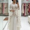 Off White Rangoli Silk Embroidery Work Salwar Suit