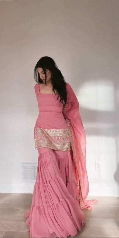 RTC 5962 Baby Pink Faux Georgette Salwar Suit Perfect for Wedding, Party, Cultural Events, Holi, Lohri – . Now at just ₹2049. Delivery 4-6 Working | Casual Suits, Jump Suits, Tops & Bottoms, Track Suits, Trendy Wear, Creative suits, Designer Suits, Palazzo Suits, Party Wear Suits, Patiala Suits, Salwar suit, Straight Suits