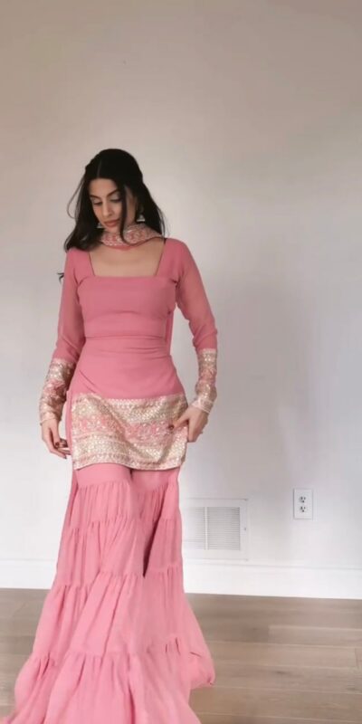 RTC 5962 Baby Pink Faux Georgette Salwar Suit Perfect for Wedding, Party, Cultural Events, Holi, Lohri – . Now at just ₹2049. Delivery 4-6 Working | Casual Suits, Jump Suits, Tops & Bottoms, Track Suits, Trendy Wear, Creative suits, Designer Suits, Palazzo Suits, Party Wear Suits, Patiala Suits, Salwar suit, Straight Suits