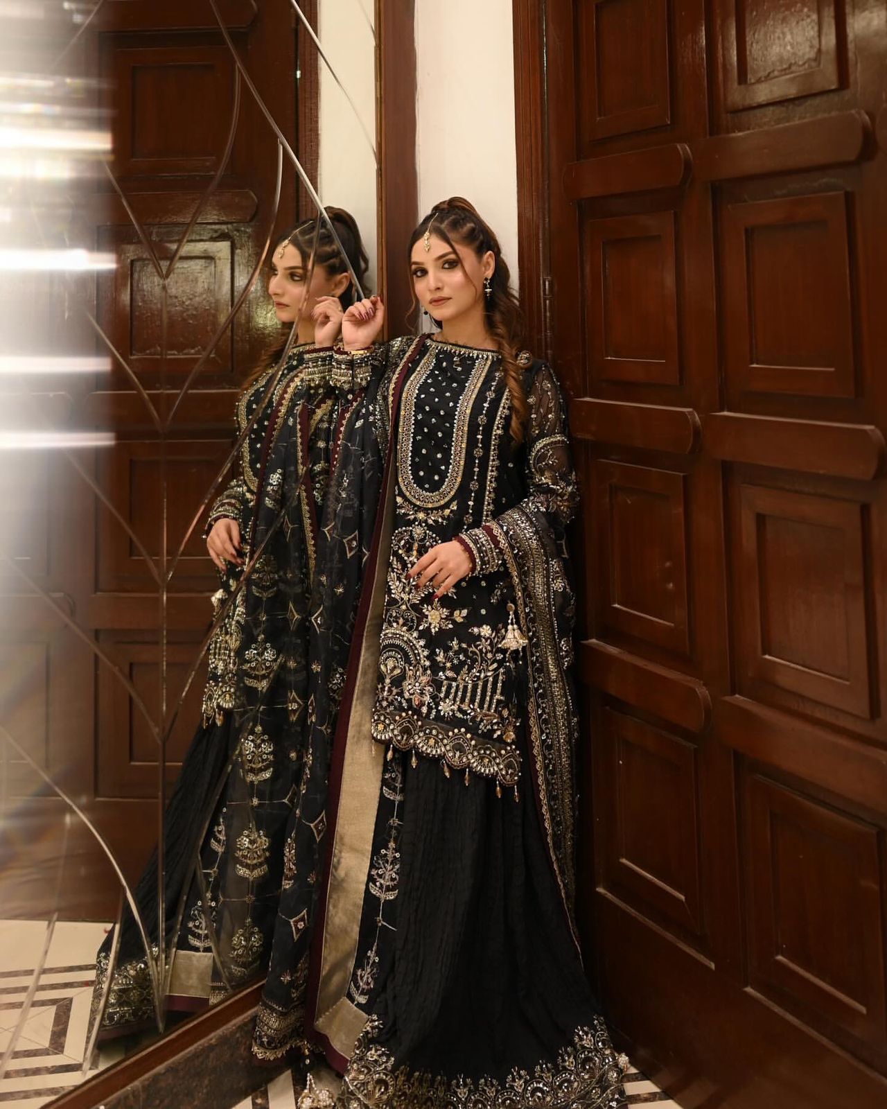 AD 213 Black Khajuri Crush Georgette Salwar Suit with Lace Work & Embroidery Work. Festive Deal ₹2649. Delivery 4-6 Working Days. Shop now. | Jump Suits, Tops & Bottoms, Track Suits, Salwar suit, Casual Suits, Creative suits, Designer Suits, Palazzo Suits, Party Wear Suits, Patiala Suits, Straight Suits, Trendy Wear