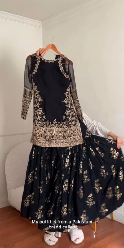 ZSR 3093 Black Faux Georgette Salwar Suit with Embroidery Work & Lace Work. Exclusive Offer ₹2149. Delivery 4-6 Working Days. Shop now. | Casual Suits, Jump Suits, Tops & Bottoms, Track Suits, Trendy Wear, Creative suits, Designer Suits, Palazzo Suits, Party Wear Suits, Patiala Suits, Salwar suit, Straight Suits
