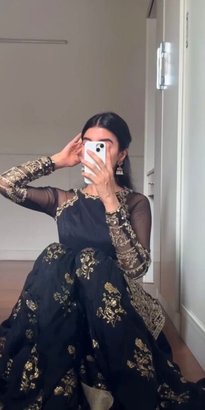 ZSR 3093 Black Faux Georgette Salwar Suit with Embroidery Work & Lace Work. Exclusive Offer ₹2149. Delivery 4-6 Working Days. Shop now. | Casual Suits, Jump Suits, Tops & Bottoms, Track Suits, Trendy Wear, Creative suits, Designer Suits, Palazzo Suits, Party Wear Suits, Patiala Suits, Salwar suit, Straight Suits