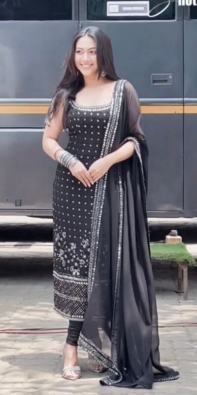 RTC 5912 Black Faux Georgette Salwar Suit Perfect for Wedding, Party, Baisakhi, Baby Shower, Sangeet – . Introductory Price ₹2099. Delivery 4-6 Working | Casual Suits, Jump Suits, Tops & Bottoms, Track Suits, Trendy Wear, Creative suits, Designer Suits, Palazzo Suits, Party Wear Suits, Patiala Suits, Salwar suit, Straight Suits