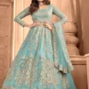 FC 8356 Blue in Color Heavy Net Embroidery Work Salwar Suit . Wedding, Party, Festive, Events, Special Price ₹3199. Delivery 4-6 Working Days. Shop now. | Casual Suits, Jump Suits, Tops & Bottoms, Track Suits, Trendy Wear, Creative suits, Designer Suits, Palazzo Suits, Party Wear Suits, Patiala Suits, Salwar suit, Straight Suits