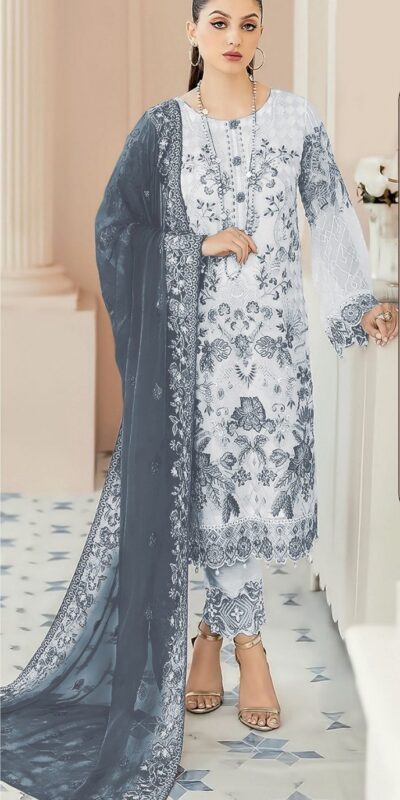 DS SF 123 Grey Georgette Salwar Suit Perfect for Wedding, Party, Family Gatherings, Lohri, Mehendi – . Now at just ₹1949. Delivery 4-6 Working Days. | Casual Suits, Jump Suits, Tops & Bottoms, Track Suits, Trendy Wear, Creative suits, Designer Suits, Palazzo Suits, Party Wear Suits, Patiala Suits, Salwar suit, Straight Suits